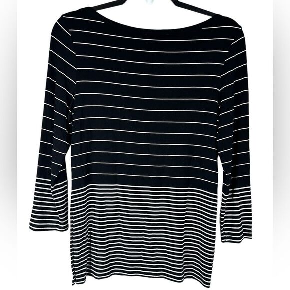 Calvin Klein stripped top.  Size: XS - Picture 3 of 5